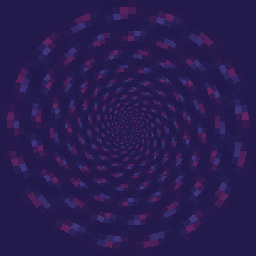 Generated Figure 33 rhombic even preset through the retino-cortical map